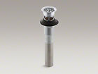 K-7129-a-g -7129-- - Overflow Brushed Bathroom Drain Sink Kohler Chrome Grid