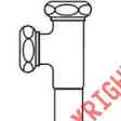 Pp128cp 046224023654 Pp128cppak Drain 1-1 Plumb Tee Metal Outlet 2 Tubular