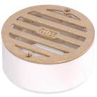 909b 052063390994 Nds 3in Brass Grate Pvc Collar Yard Drains Basins