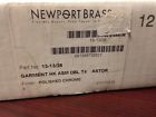 13-13 Brass Newport Polished Chrome Hook Fairfield Robe Double