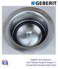152.060.gj.3 020535004465 Geberit Garbage Disposal Flange Stopper In Brushed Nickel 31 2
