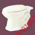 15291 The Renovators Supply Toilet Part Bone Vitreous Sheffield Elong Bowl Only 096962358228