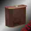 16699 The Renovators Supply Toilet Part Dk Oak Finish Hardwood Lowboy Beveled Tank Only 096962367701