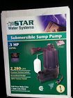 3sphl 2280gph Vertical Sump Water Submersible Pump Systems Star Switch .3hp