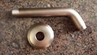 27012000 Grohe 129 Value 27 012 Satin Nickel Geneva 6 Shower Arm With Flange And 1 2