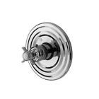 3-1004tr Valve 15s Trim Brushed Brass Nickel Newport Thermo Plate Handle