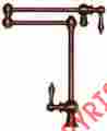 3372978 616256 Whitehaus Collection Deck Mounted Potfiller With Lever Handle In Antique Copper Id 848130016160