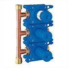 35032000 Triple Set 3-hole Grohe Volume America Control Rough- Grohtherm