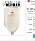 4915-47 Bardon Kohler Touchless Almond Urinal