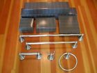 5 Satin Set Brizo Bath Accessories Piece Delta Nickel