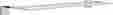 77725 Vero Delta Double Towel Bar 24 Polished Chrome New In Box