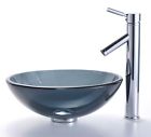 C-gv-104-12mm-1002ch 796197 Sheven Vessel Black Faucet Clear Id Glass Sink