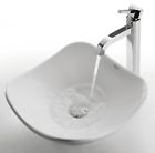 C-kcv-135-1007ch 796383 Faucet Tulip Sink Id Ramus Ceramic White