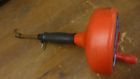81-925 "x25 Operated Plumb 1 Cleaner Snake Canister Drain 4 Auger Drum Hand King