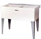 86115 White Ez-flo Laundry Bowl Tub Double 24 " "x40