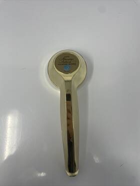 694cbx Alsons Nos Vintage Massage Action Pulsating Shower Head In Chrome/gold