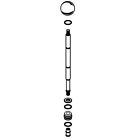 066144-0020a American Rod Chrome Transfer Standard Assembly Jasmine