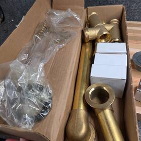 1583470.002 American Standard Universal Bath Drain In Chrome Brass
