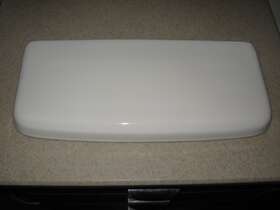 4083 American Standard White Toilet Tank Lid Under Side Measures 19 Inch X 8-1/4