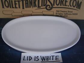 735175 American Standard Oval Toilet Tank Lid Fits 4117a Tanks White 17b