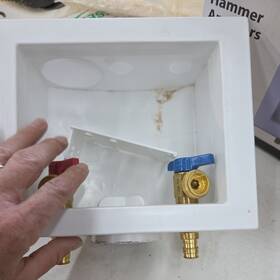Apollo 670750960659 1/2 Inch Brass X 3/4 Male Washing Machine Outlet Box Epxboxwm