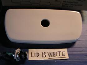 A0274044 Aquasource Dual Flush Toilet Tank Lid Push Button Included For Parts White 5a