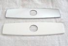 7795 Black 8 Chrome " Escutcheon Cover Hole Kitchen White - Sink Plate