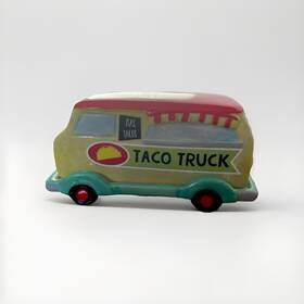 73156 Boston Warehouse Taco Truck Covered Butter Dish Standard