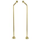 Brass Kingston Bath Lines Cc472 Polished Offset Supply Double