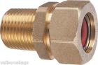 Pfmf-1212 Brass Fitting " 1 Tubing Pro Flex Male 2