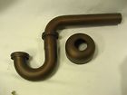 11.300 Brass Sigma Wall Finish Bronze Flange Trap Aps