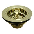 Kbs1002 Brass Strainer Basket Duty Cast Polished Heavy