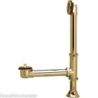 Brass Twist Clawfoot Polished Cc2082 Kingston Tub Flow Drain Turn