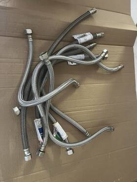 Brasscraft 195864029844 Lot Of 8 Water Supply Lines Dishwasher Faucet 4 New - Used