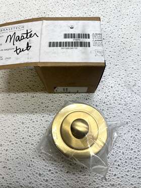Brasstech 270/10 1-1/2 Inch Ips Brass Lift And Turn Drain