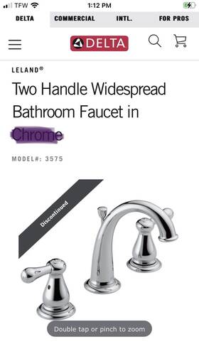 6520lf-bnlhp Brizo Delta Leland Wideset Bath Faucet Complete Brushed Nickel Display Model Nwob