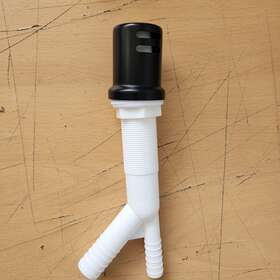69060-bl Brizo Kitchen Dishwasher Air Gap Brilliance Matte Black