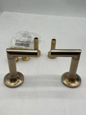 Hl5875-gl Brizo Odin High Lever Handle Kit Gold Luxe Used