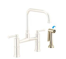 Rp100063pn Brizo Artesso Side Spray And Hose Assembly Brilliance Polished Nickel
