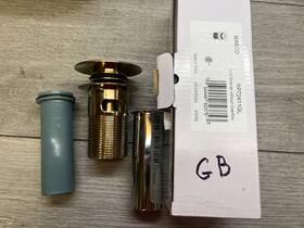 Rp72411gl Brizo Masco Grid Drain Strainer Without Overflow - Gold Luxe