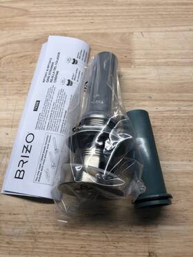 Rp72412bnx Brizo 1-5/8 Inch Grid Drain With Overflow - Black Onyx