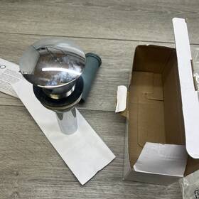 Rp72414pc Brizo Masco Pop-up Drain Assembly Without Verflow In Polished Chrome