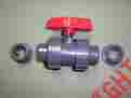 Btu-0750-e King Brothers Inc Ball Valve 3 4 Slip Threaded Pvc Heavy Duty Union