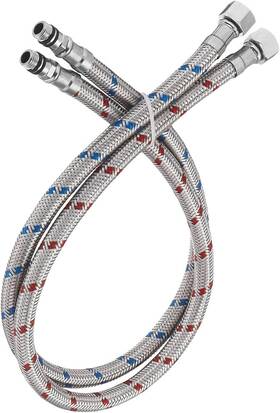 Hm-7h-100 Bwe 40-inch Long Bathroom Kitchen Faucet Connector Braided Supply Hose 3/8-inch Fema
