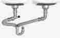 C4312 Coflex Snappy Trap 1 2 Drain Kit For Double Kitchen Sinks 710631918444