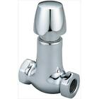 0336-n2.5 Central Brass 0336-n2 Metering Slow-closing Stop Chrome Straight Valve