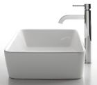 C-kcv-121-1007ch Ceramic 796365 Ramus Id Faucet Sink Rectangular White