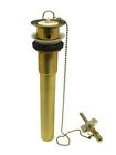 Chain Drain Sink Polished Bathroom Stopper Brass