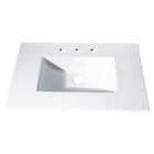 Cut25wt China 401907 Bowl Single Sink Integrated Top Id Vitreous Rectangular