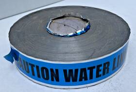 Ta-dt-2-bw Christys Caution Water Line Buried Below - Detectable Underground Marking Tape Blue 2 Inch